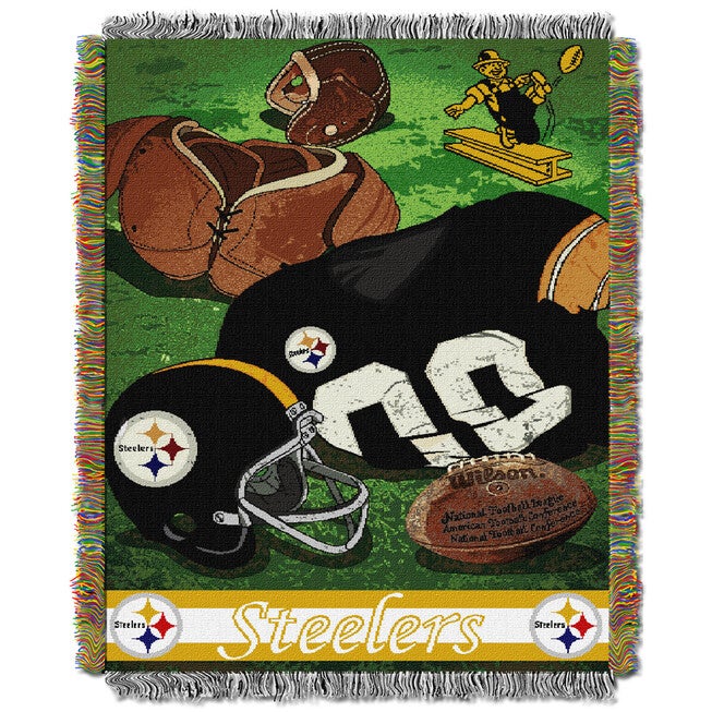 Steelers Vintage Throw, MULTI, hi-res image number null