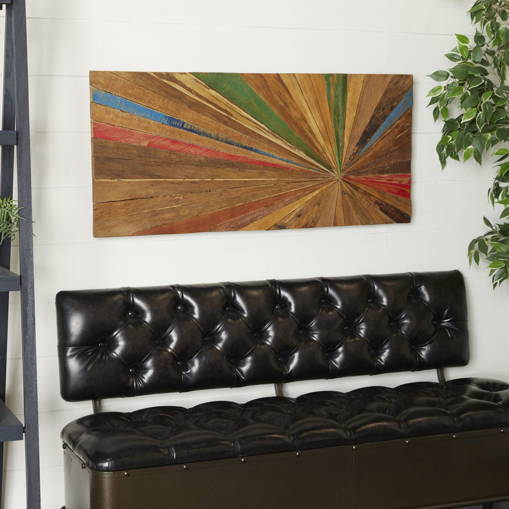 Brown Rustic Abstract Teak Wood Wall Decor Wall Decor, , alternate image number 7