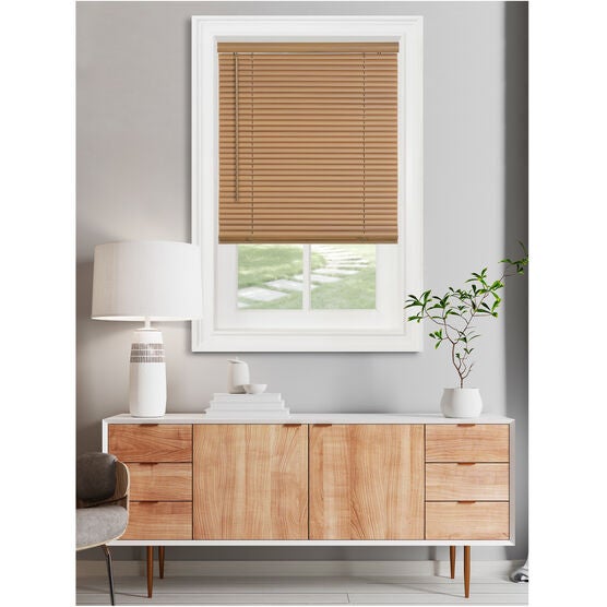 Cordless GII Morningstar 1" Light Filtering Mini Blind Woodtone, , on-hover image number null