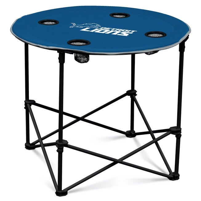 Detroit Lions 2017 Logo Round Table Tailgate, MULTI, hi-res image number 0