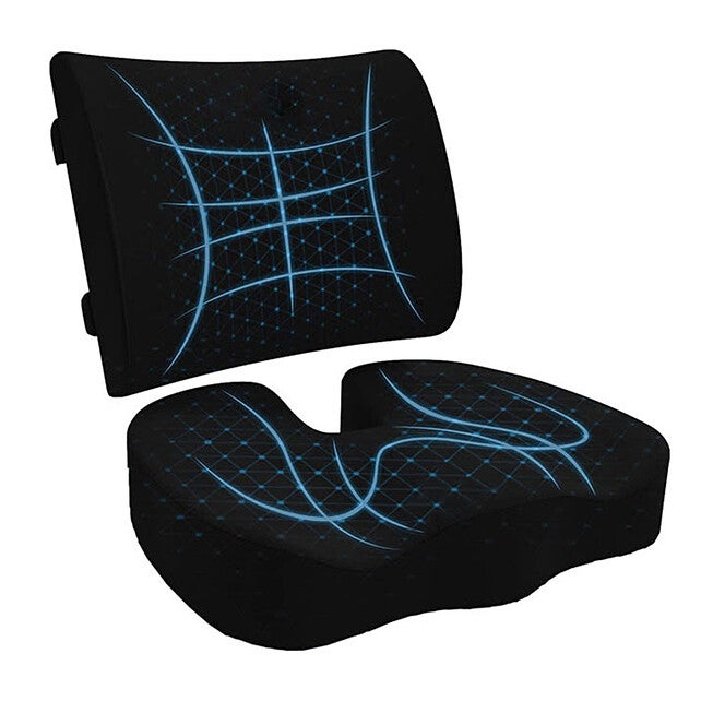 Doctor Pillow Supa Modern Comfort Office Cushio White Standard, BLACK, hi-res image number null