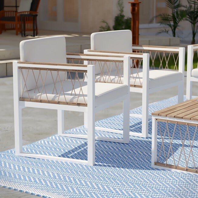 Wallmond Cushioned Outdoor Chairs 2Pc Set, NATURAL, hi-res image number 0