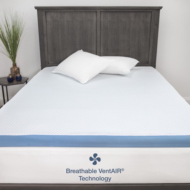 SensorPEDIC 3-Inch Elite Cooling Gel-Infused Memory Foam Mattress Topper, , alternate image number 8