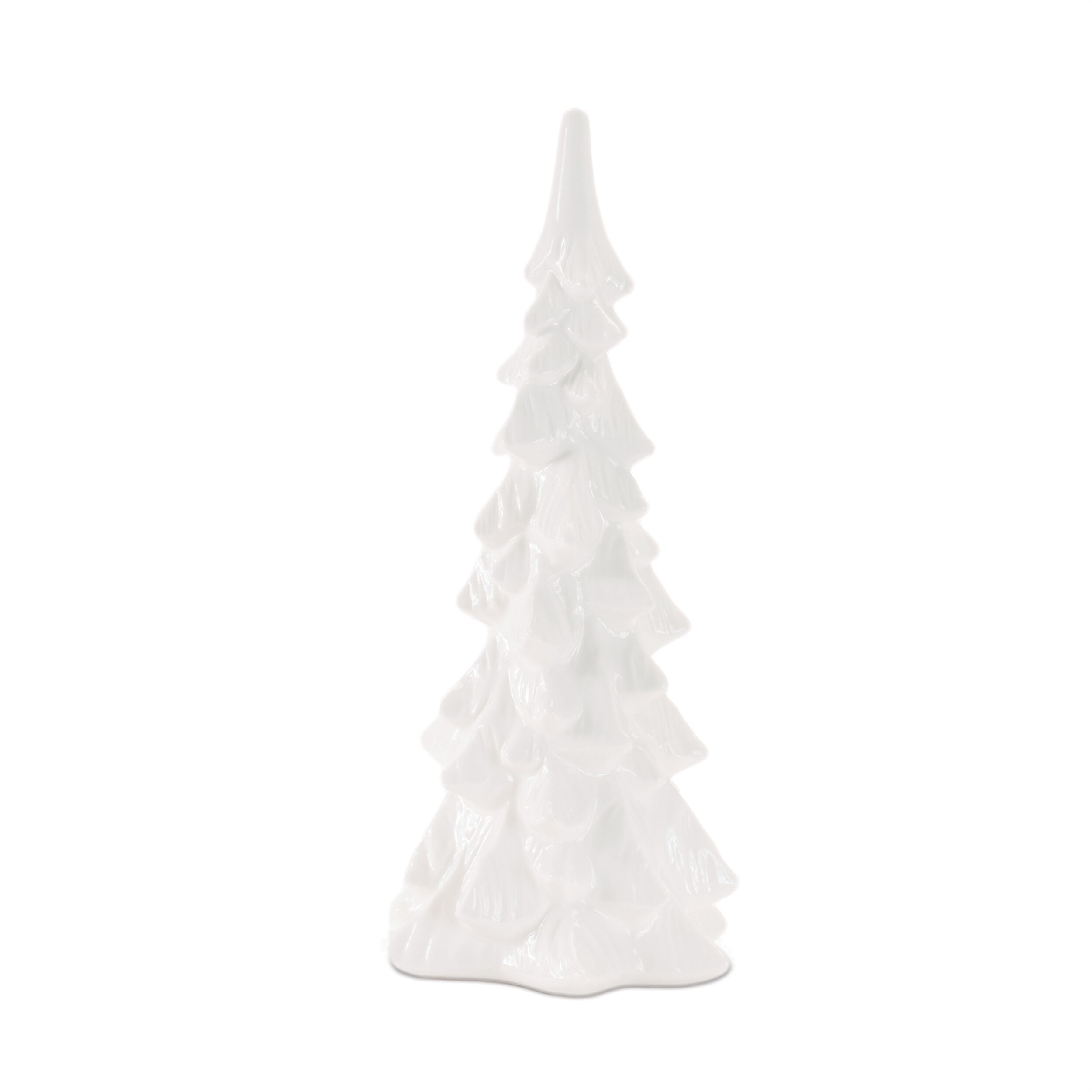 Ceramic Pine Tree (Set of 3), WHITE, alternate image number 4