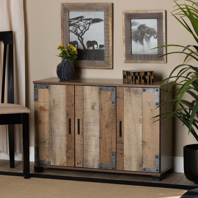 Cyrille Farmhouse Wood Shoe Cabinet Furniture, , alternate image number 6