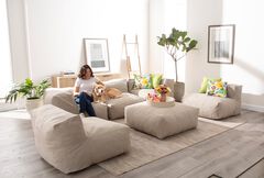 Indoor/Outdoor Santorini Modular Single Deep Seat Chair