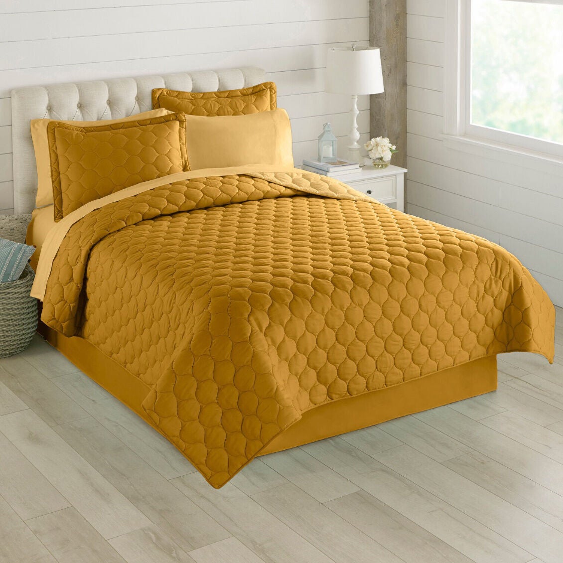 BH Studio Reversible Quilt, PLUM DUSTY LAVENDER, alternate image number 6