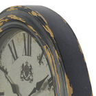 Black Metal Farmhouse Wall Clock, , alternate image number null
