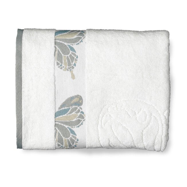 Butterfly Towel, WHITE, hi-res image number 0