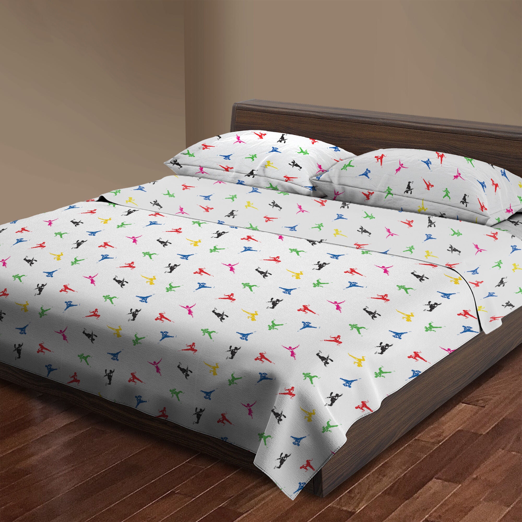 Power Rangers 4 Piece Full Sheet Set, POWER RANGERS, hi-res image number 0