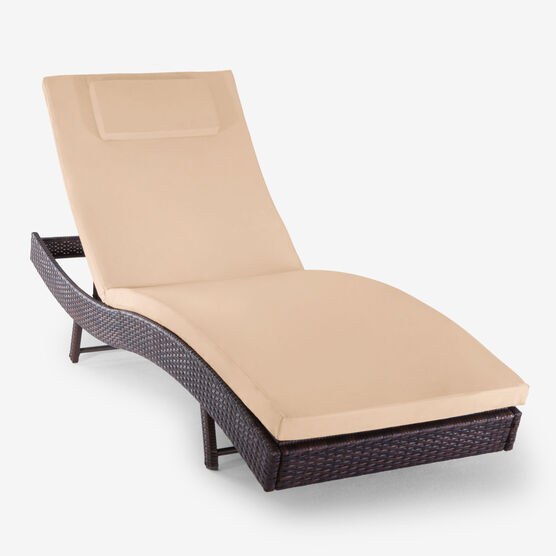 Santiago Chaise Lounge, BROWN TAUPE, hi-res image number null