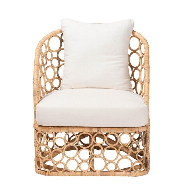 Prisca Bohemian Light Honey Rattan Accent Chair, , on-hover image number null
