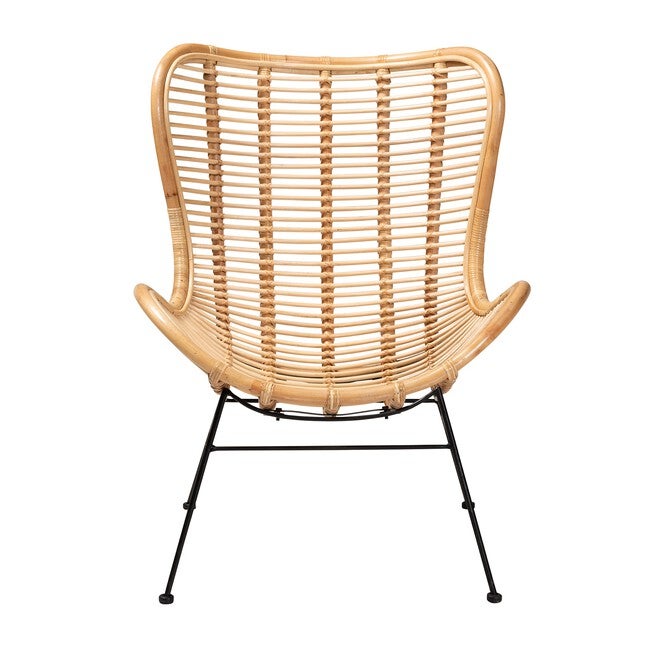 Colorado Modern Bohemian Rattan Accent Chair, , on-hover image number 1