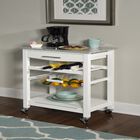 Kitchen Island Granite Top White, , alternate image number null
