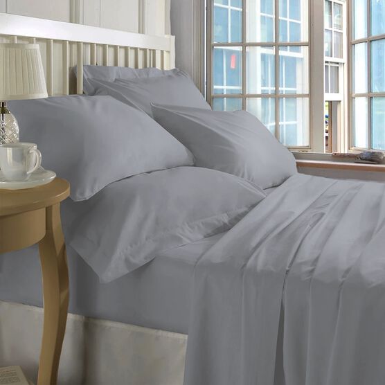 300 Thread Count Tencel Sheet Set, LIGHT GREY, hi-res image number null