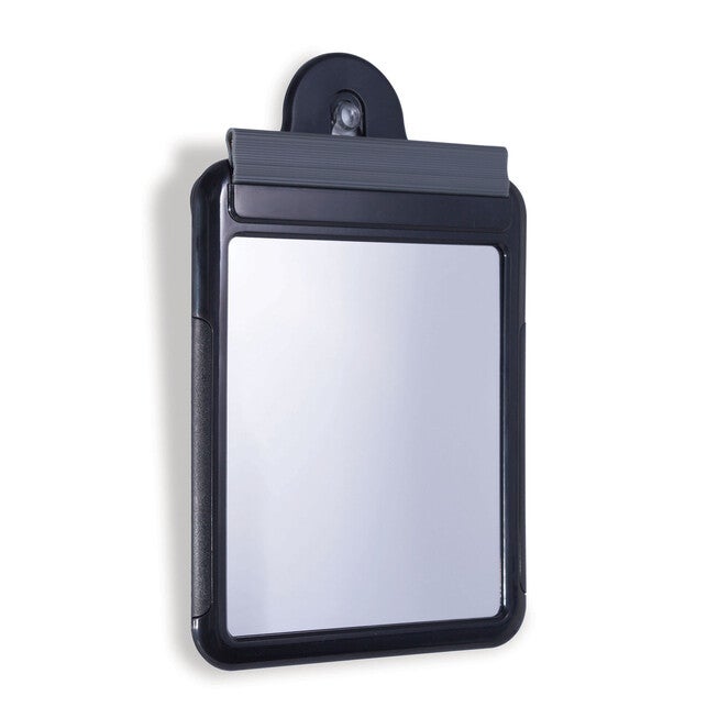 Travel Water Shaving Mirror, BLACK, hi-res image number 0