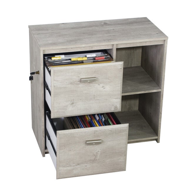 Saint Birch Elma File Cabinet In Washed Gray File Cabinet, , alternate image number 4