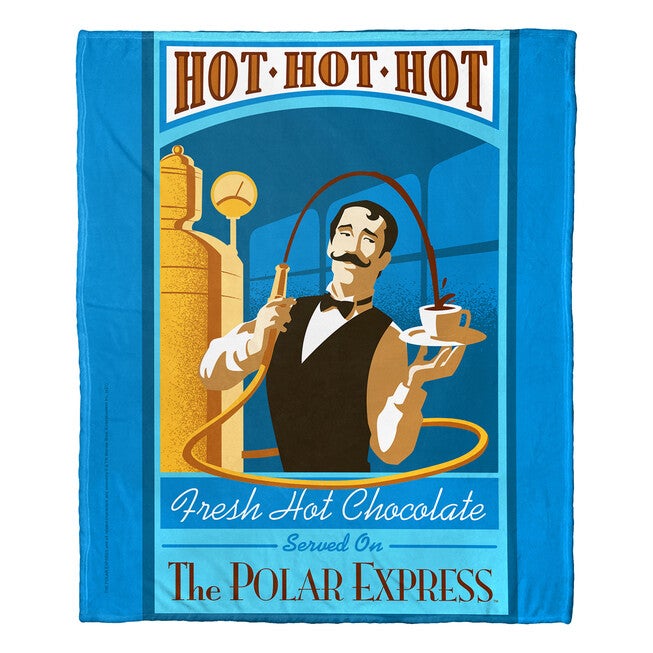 Wb Polar Express Hot Hot Hot! Silk Touch Throw Blanket, , on-hover image number null