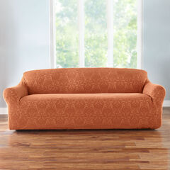 BH Studio Ikat Stretch Extra-Long Sofa Slipcover, 