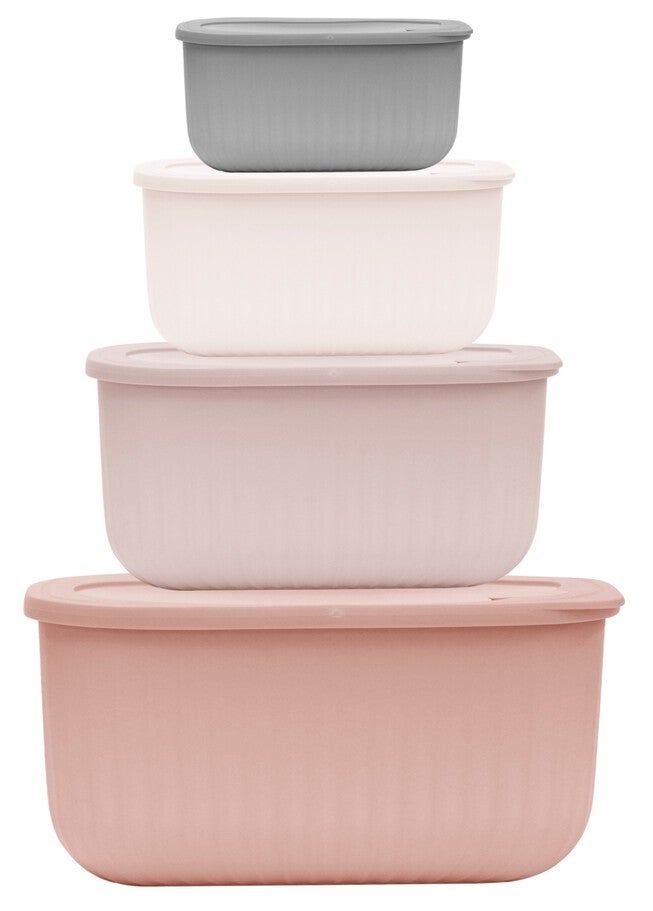 8-Pc. Plastic Food Storage Container Set, , on-hover image number null