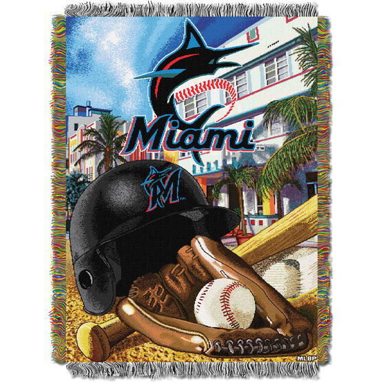 Marlins HomeField Advantage Throw, MULTI, hi-res image number null