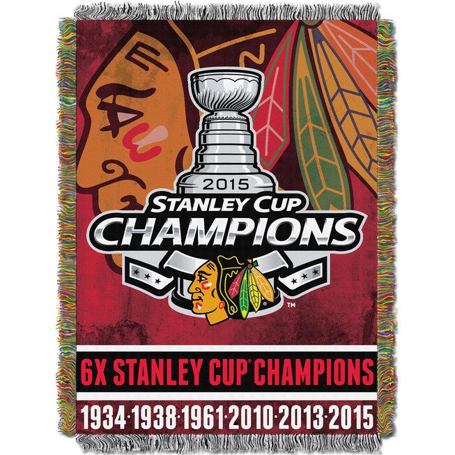 Blackhawks Commemorative Throw, MULTI, hi-res image number null