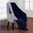Soft Sherpa Reversible 15lb Weighted Blanket with Washable Cover , , alternate image number null