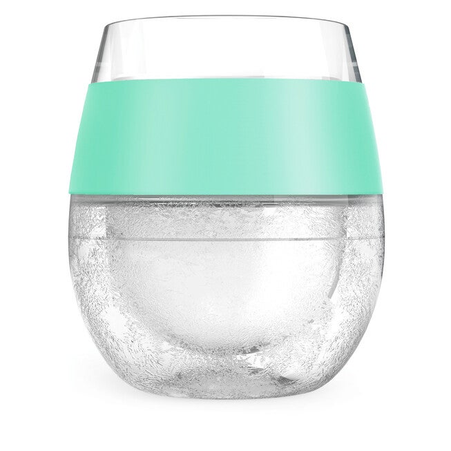 Wine Freeze Cooling Cups In Mint (Set Of 2) By, , alternate image number null