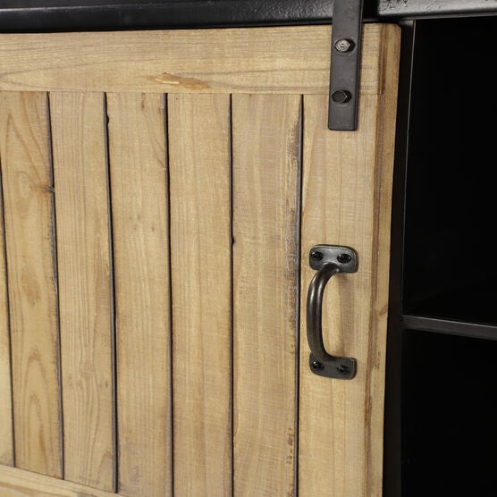 Black Industrial Metal Wine Storage, 34 x 41, , alternate image number null