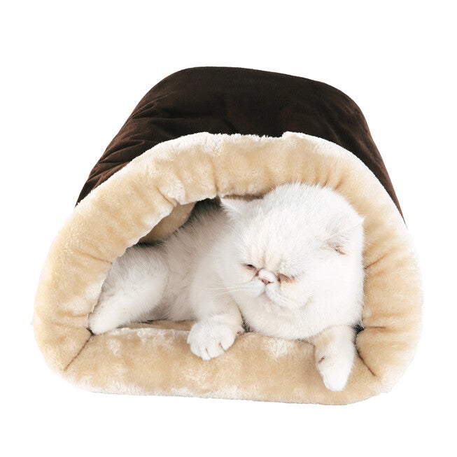 Sleep Shape Cat Dog Cave Bed, Indian Red, , alternate image number 6