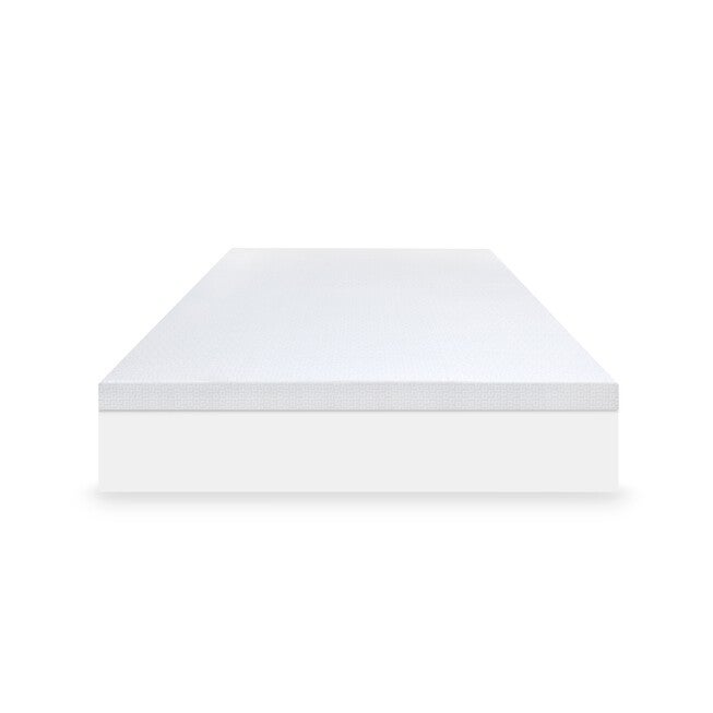 SensorPEDIC SensorCOOL 4-Inch Elite Cooling Gel-Infused Memory Foam Mattress Topper, WHITE, hi-res image number 0