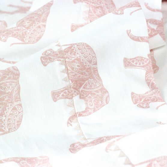 Elephant Cotton Sheet Set, , alternate image number null