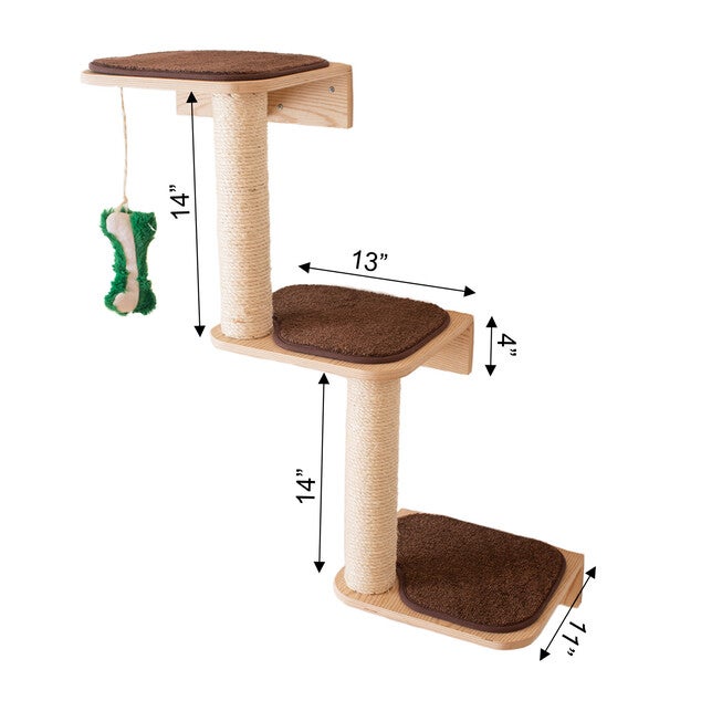 Real Wood Wall Series: Cat Dog Pet Steps, , alternate image number 2