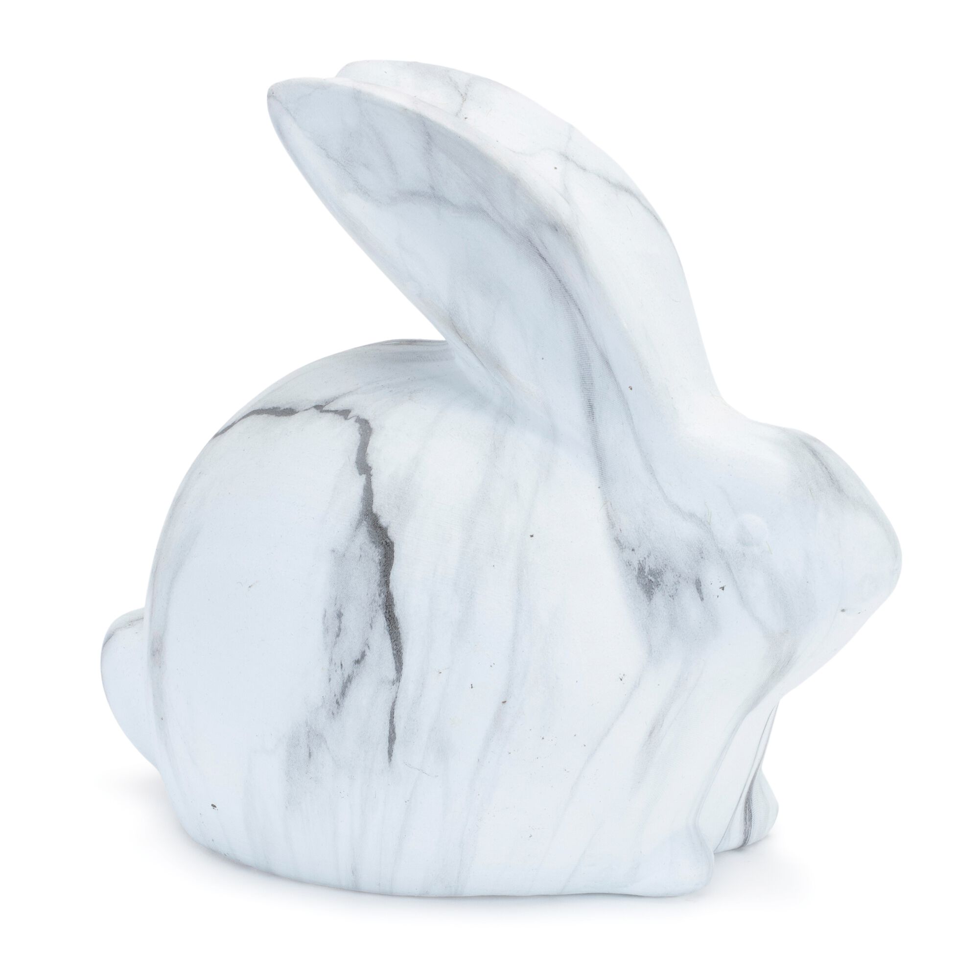 Marble Design Rabbit Shelf Sitter (Set of 2), WHITE/GREY, alternate image number 1