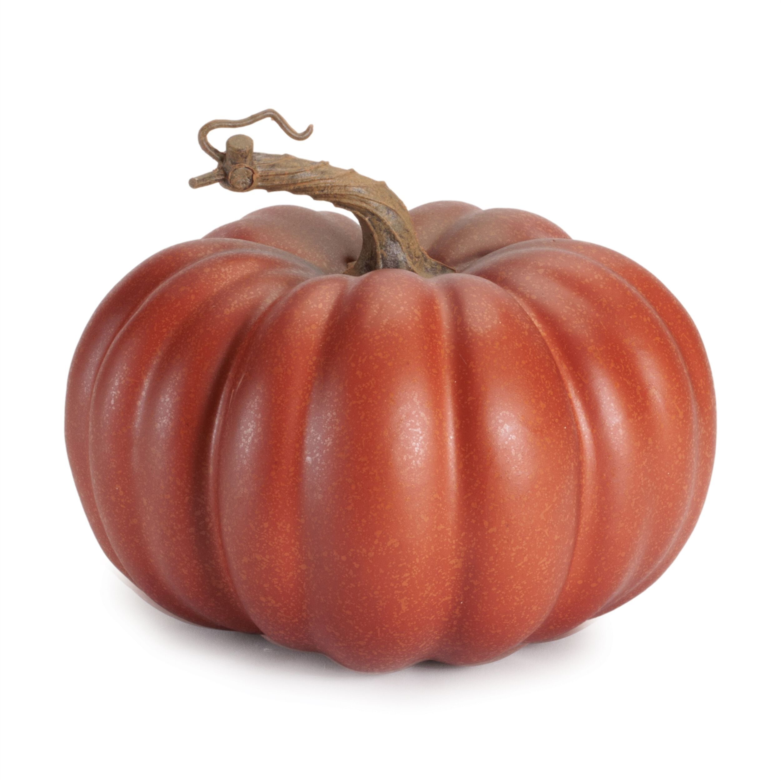 Rustic Ribbed Decorative Pumpkins (Set of 2), ORANGE, alternate image number 3