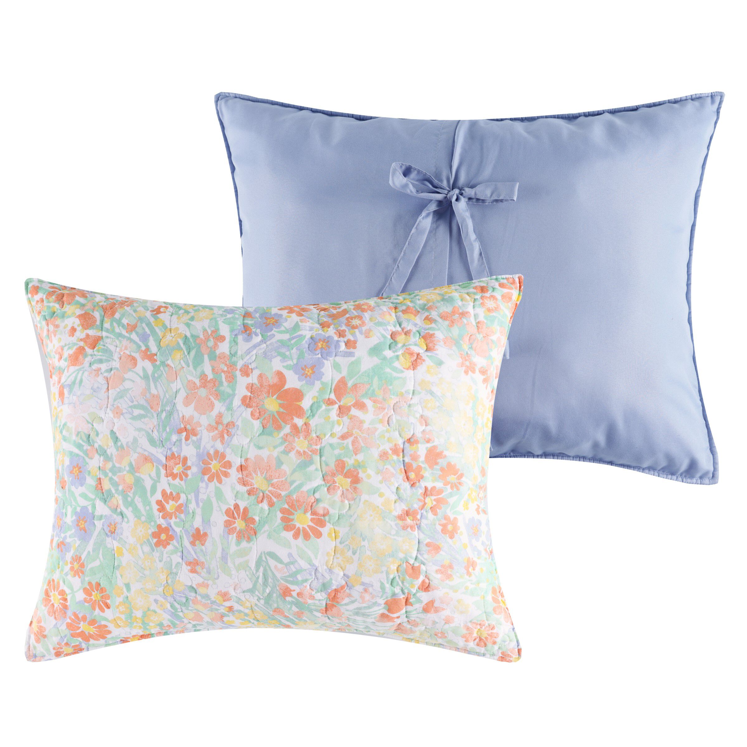 Alice Floral Meadow Quilt Set, PASTEL, alternate image number 3