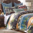 Black Bear Lodge Quilt And Decorative Pillow Set, MULTI, hi-res image number null