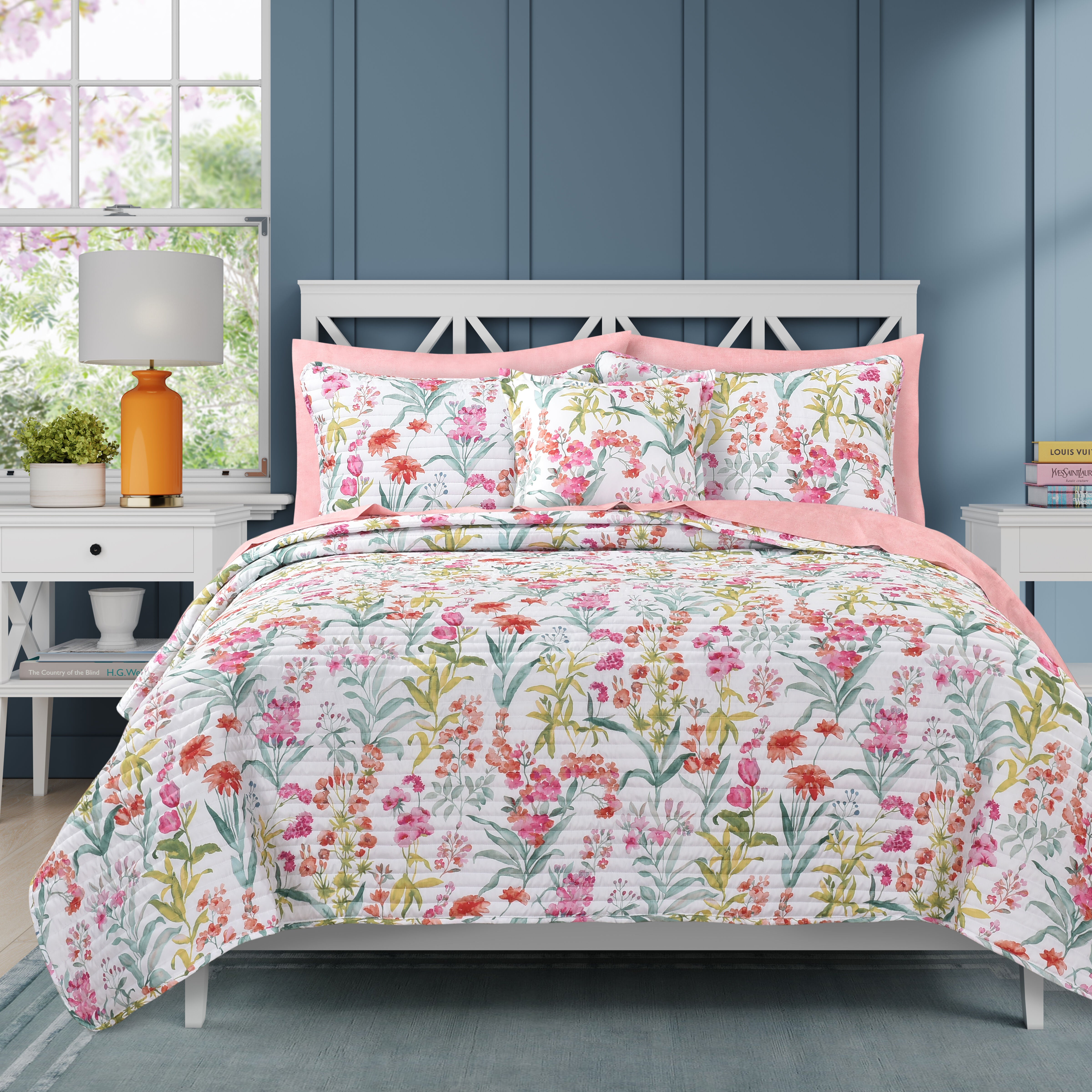 TALLULAH QUILT SET, PINK, hi-res image number 0