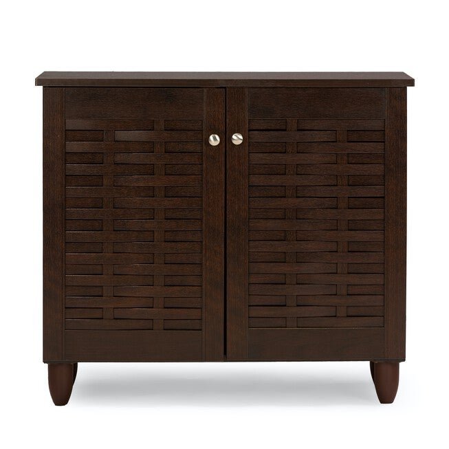 Winda 2-Door Wooden Entryway Shoes Storage Cabinet Furniture, , on-hover image number 1