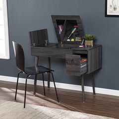 Harzen Storage Vanity W Mirror