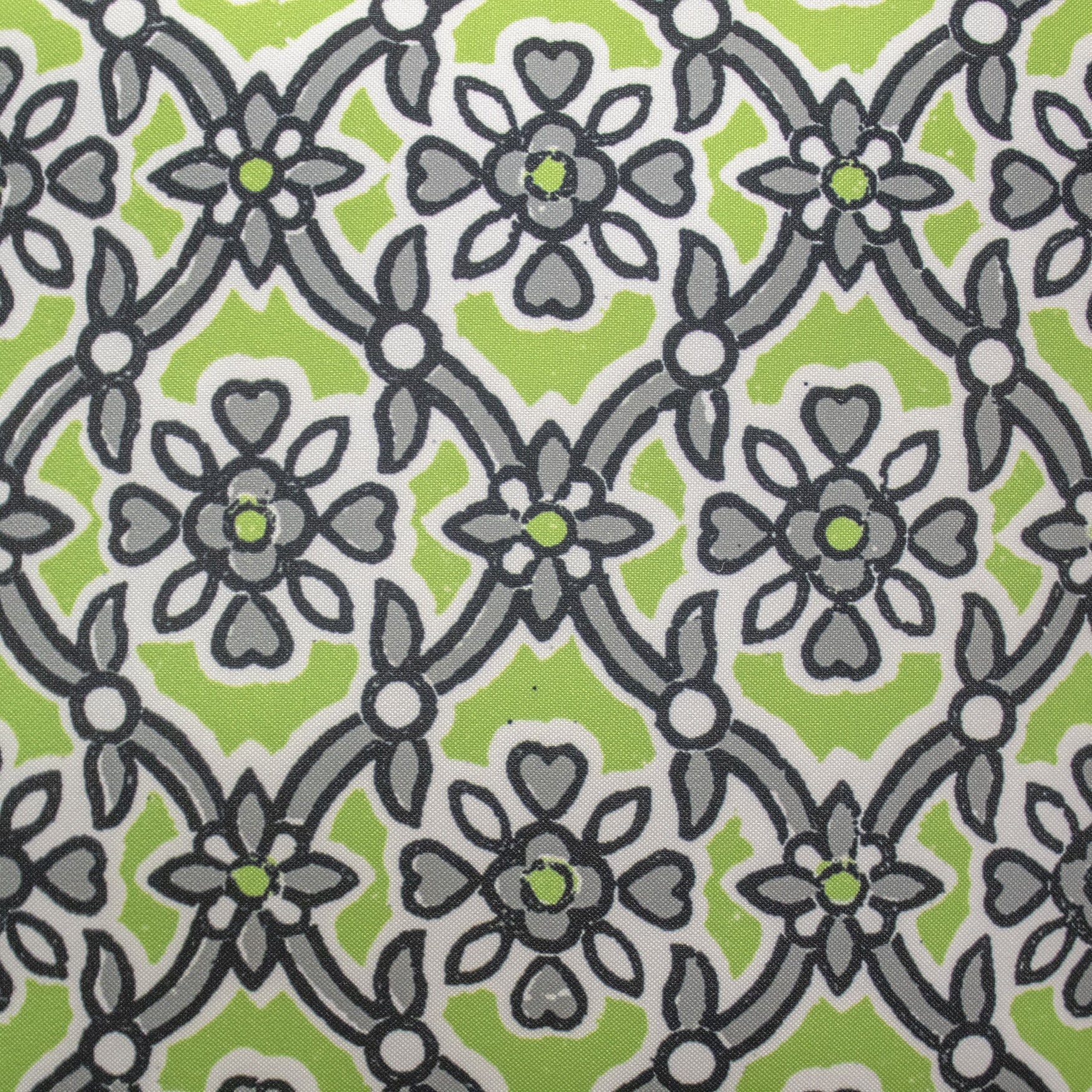 Edie @ Home Indoor/Outdoor Reversible Antique Tile Print Decorative Throw Pillow 18X18, Leaf Multi, , alternate image number 8