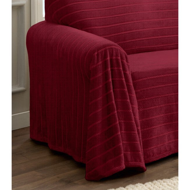 Nolan Plush Cozy Loveseat Throw Furniture Cover, , on-hover image number null