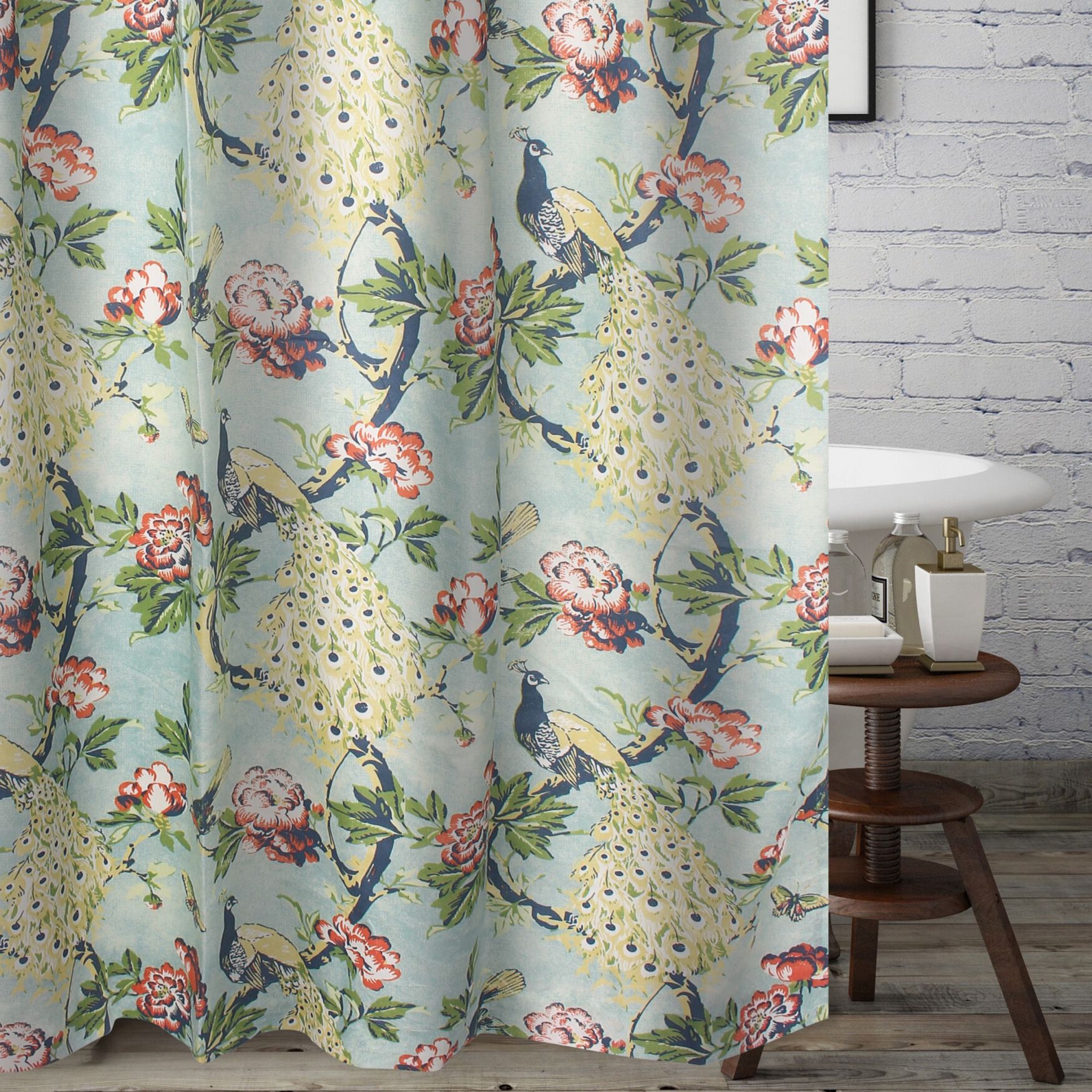 Pavona Shower Curtain, , on-hover image number 1