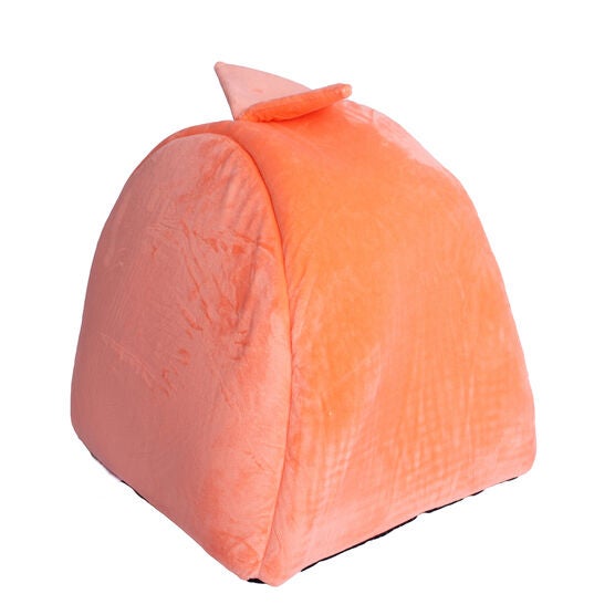 Cat Pet Small Dog Cave Shape Bed, Orange, , alternate image number null