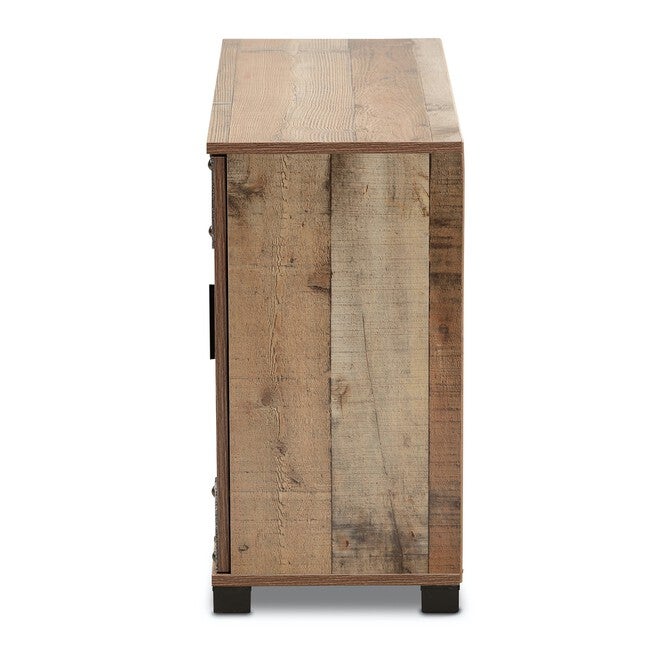 Cyrille Farmhouse Wood Shoe Cabinet Furniture, , alternate image number 3