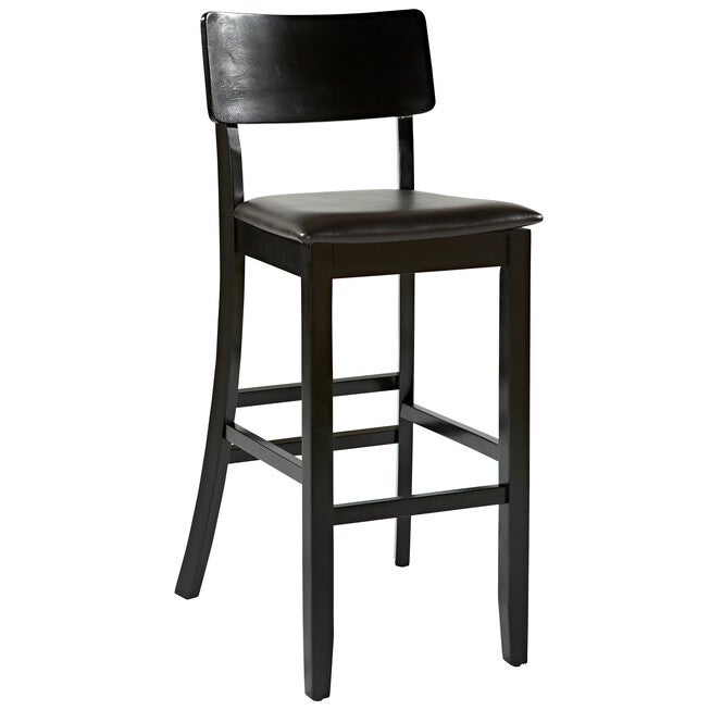 Torino Collection Contemporary Bar Stool, 30 inchesH, BLACK, hi-res image number null