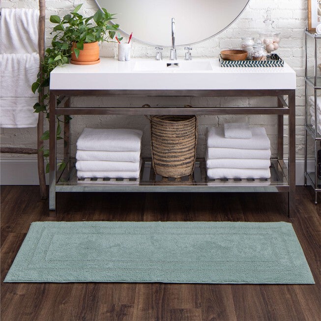 Cotton Reversible Bath Rug, , alternate image number 6
