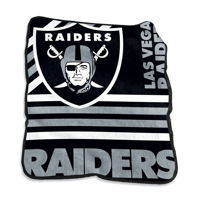 Las Vegas Raiders Raschel Throw Home Textiles, MULTI, hi-res image number null