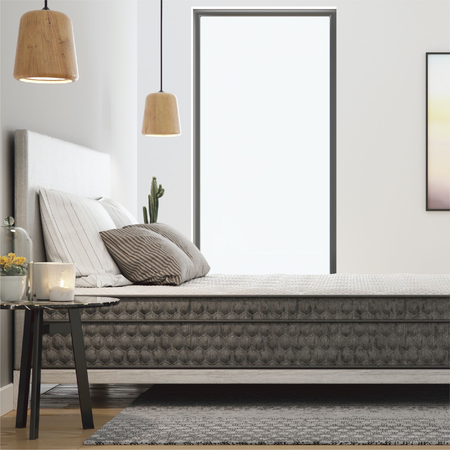 11 inches Gel Memory Foam Quilted Hybrid, Medium, Twin Mattress, , alternate image number 3