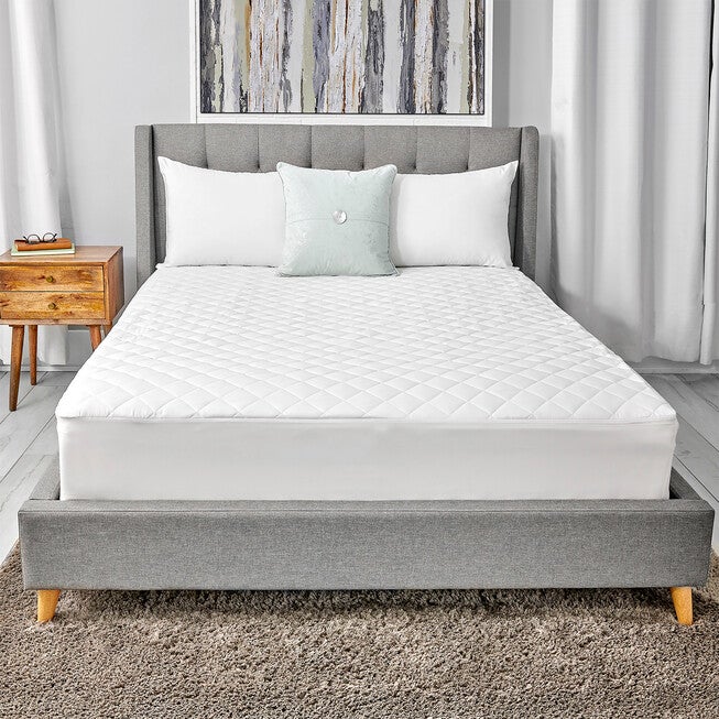 Sealy Luxury 100% Cotton Mattress Pad, , on-hover image number 1